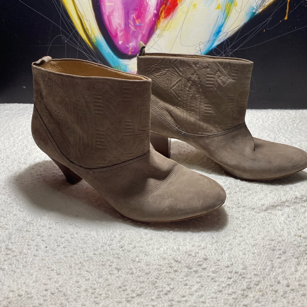Women's Taupe Ankle Boots